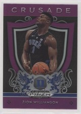 2019-20 Panini Prizm Draft Picks Crusade Purple Prizm Zion Williamson #51 0u7