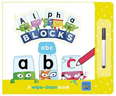 Sweet Cherry Publish - Alphablocks ABC  A Wipe-Clean Book - Hardback - J245z