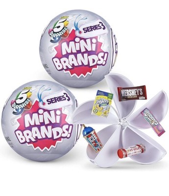 5 Überraschungs Mini Marken Serie 3 Mystery Brand Sammlerstücke Made Zuru - 2er Pack