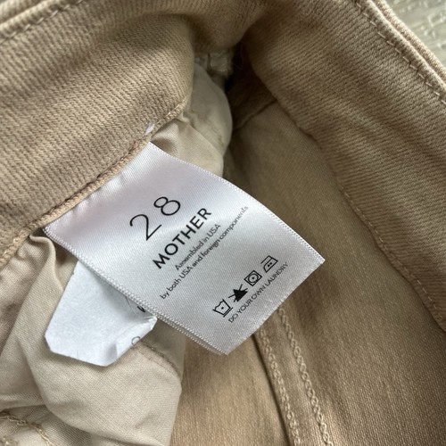 Jeans Madre Mujer 28 Marrón Cintura Alta Looker Tobillo Deshilachado Dobladillo (27x27) - Imagen 5 de 10