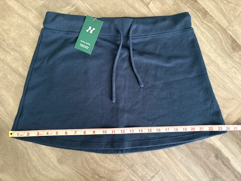 Halara Athletic Golf Tennis Skirt with Drawstring and Back Pocket in XL