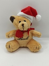 Lindt B&auml;r - Teddyb&auml;r mit Weihnachtsm&uuml;tze Kuscheltier Pl&uuml;schtier Werbung ca 12cm