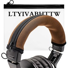 Replacement Headband Cover Brown Compatible with ATH M50X M50 M40X M40 M30X M20X