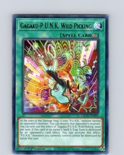 Yu-Gi-Oh Gagaku-P.U.N.K. Wild Picking GRCR-EN009 1st Edition Regular Rare NM