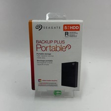 New Seagate Portable Backup Plus 5TB USB-B to USB-A HDD 2R2AP1-573