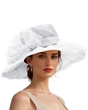 Zando Ken-Tucky Fascinator Derby Hats for Women 2026 Vintage Organza Victoria...