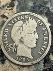 1895-o Barber Dime, Key Date, Nice Condition, Free shipping