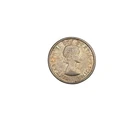 1961 Canada 10 Cents Silver Coin Elizabeth II Bluenose Schooner Circulated