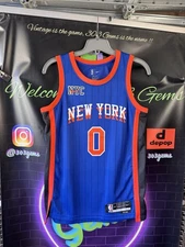 Nike Donte DiVincenzo #0 New York Knicks 2023-24 City Edition NBA Jersey