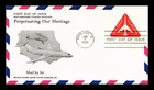 Dr Jim Stamps 1968 Ten Cent Air Mail Embossed Envelope US Envelope Company FDC