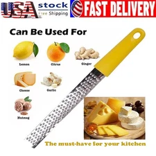 Lemon Citrus Zester & Cheese Grater Lemon Peeler  Stainless Steel Blade