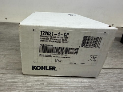 #ad Kohler T22031 4 CP Single Function Volume Control Valve Trim Only w Single READ $44.99