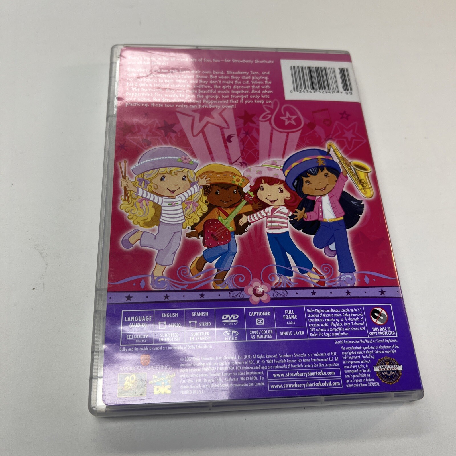 Strawberry Shortcake Rockaberry Roll DVD 2008 24543529477 EBay strawberry-shortcake-rockaberry-roll-dvd-2008-24543529477-ebay