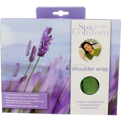 3 Pack DreamTime Aromatherapy Spa Comforts Microwavable Shoulder Wrap