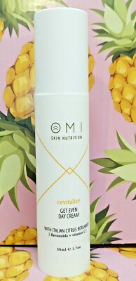 OMI Skin Nutrition REVITALIZE Get Even Day Face Cream Vitamin C 1.7 oz New NoBox