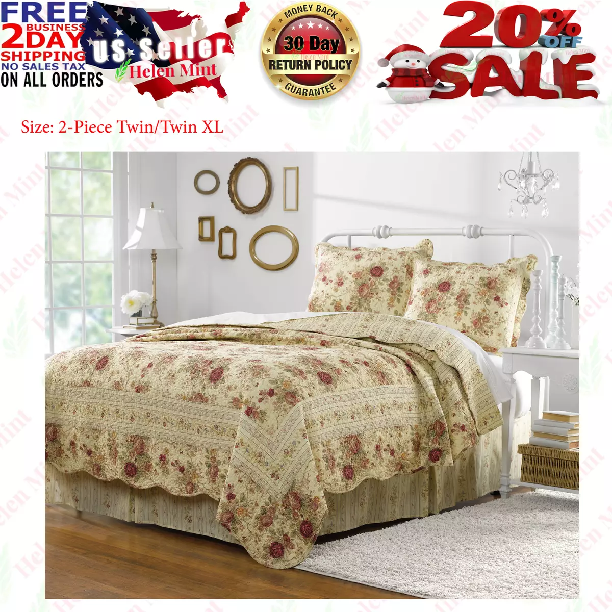 Rose top pillow shams