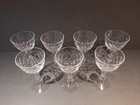 Set of 7 Manor by Cambridge Cut Crystal Liquor Glasses STUNNING  — photo 2