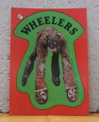 VINTAGE WALT DISNEY RETURN TO OZ TRADING CARD STICKER WHEELERS