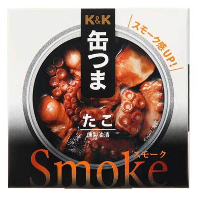 K&K KANTSUMA Smoke Octopus Oil Preserved Prepared Snack Japanese 50g×12