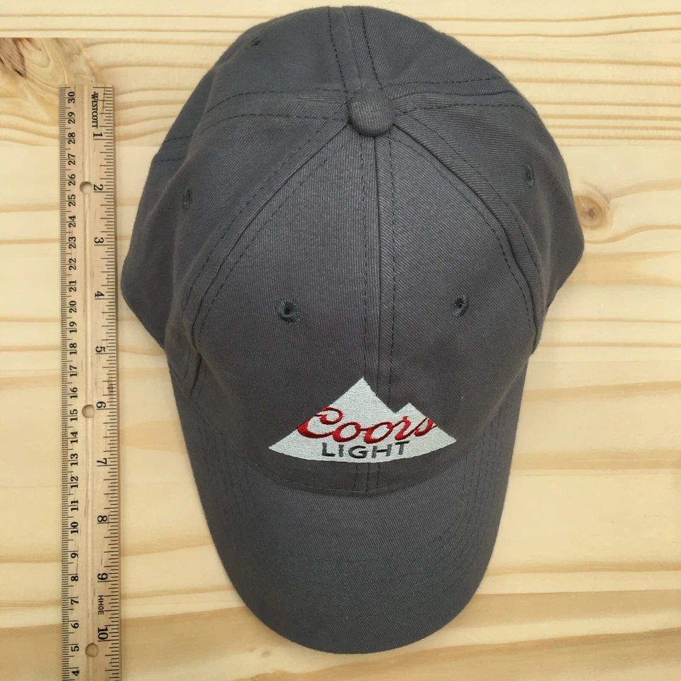 Gorra de béisbol Coors Light para hombre talla única gris Acme espalda ajustable informal Foto 3 de 4