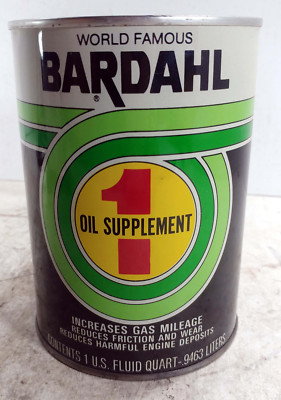 1 NEW BARDAHL 1 OIL SUPPLEMENT 1qt (32oz) SEALED CAN NNB ***MAKE OFFER***