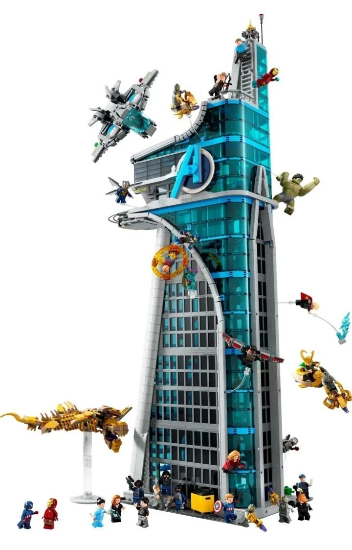 Avengers tower lego set 2020 sales