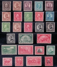 551/646 - 26 Different Mint NH Singles 1923-1928 - CV $160.15