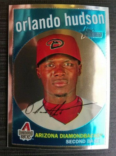 2008 Topps Heritage Chrom #C131 Orlando Hudson #'d 1615/1959