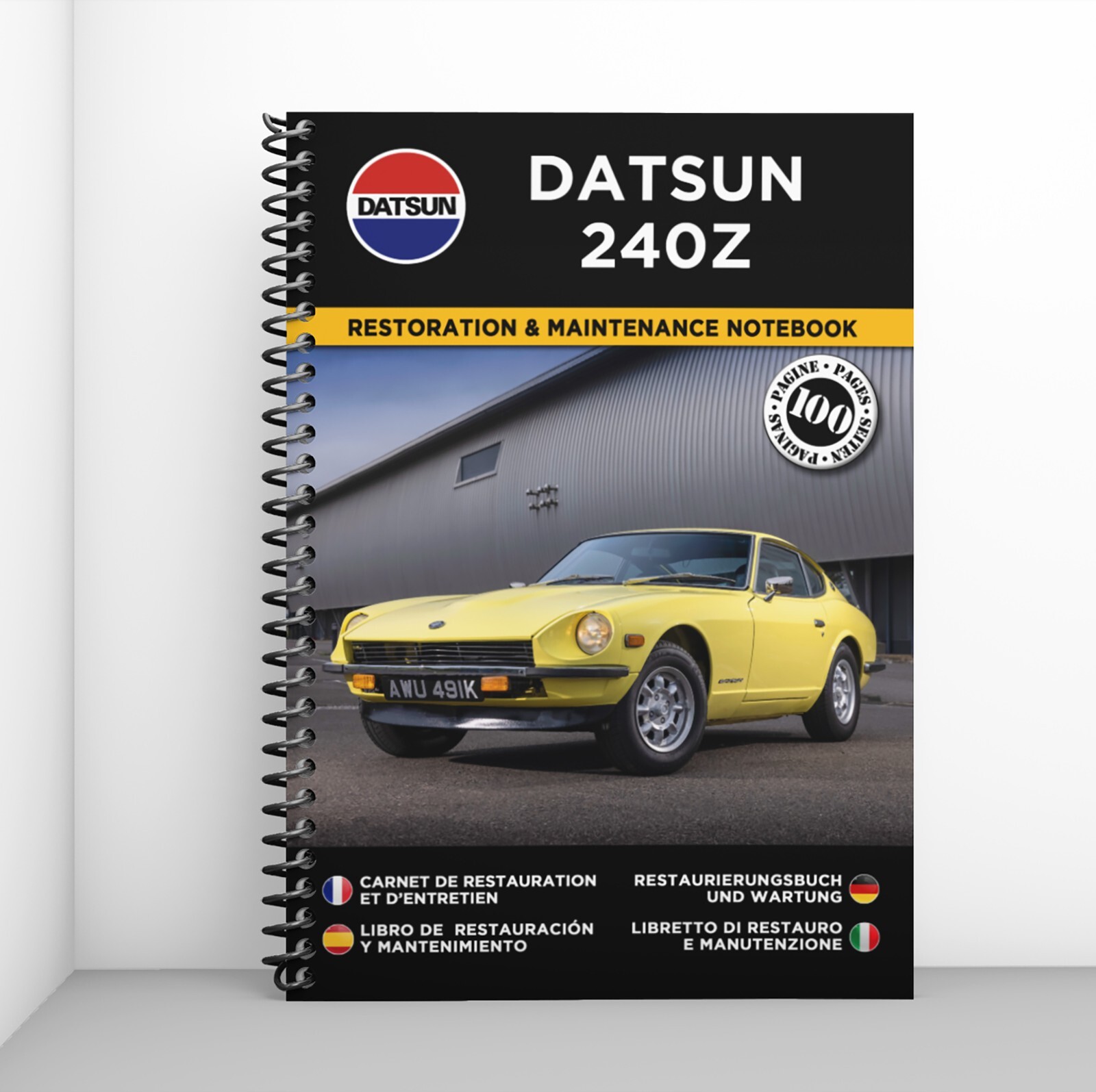 DATSUN 240Z manuel entretien cahier technique automobile de collection format A4 en papier