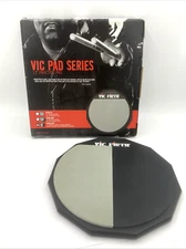 VIC FIRTH 2" Single-Sided, Double Surface Practice Pad  #PAD12H 1 - Good Cond.