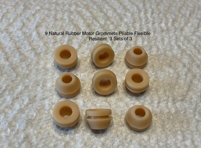 9 NEW TURNTABLE MOTOR GROMMENTS GROMMETS FOR RCA RP-190 45 RPM RECORD PLAYER