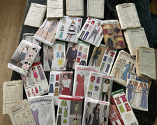 Vintage Job Lot Dress Making Patterns, New Look, McCall's,Threadcount etc