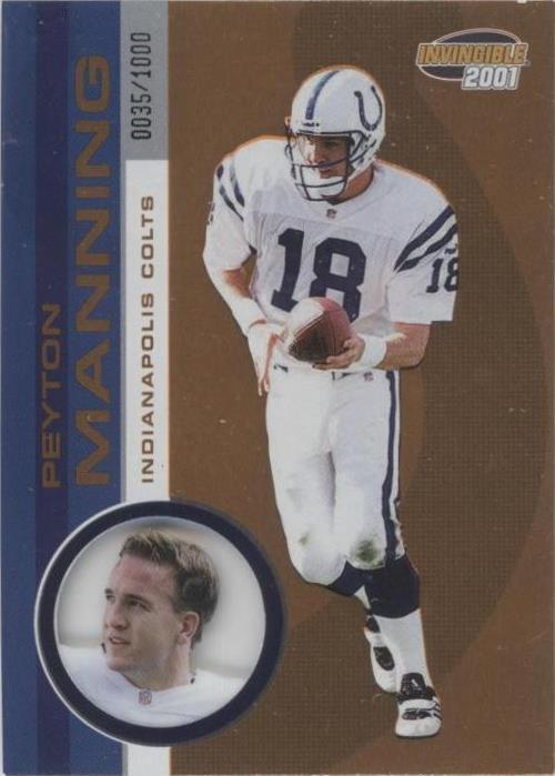 2001 Pacific Invincible Peyton Manning #98 - 1 of 2