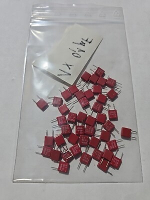 Ca. 45 x 100nF 63V WIMA MKS Folien Kondensator 0,1uF NOS (E36-4#D)