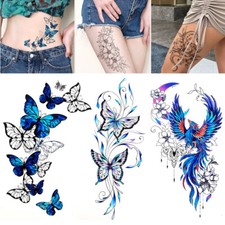Tattoo Sticker Temporary Fake Tattoo Peony Tattoo Waterproof Leg Arm Sticker