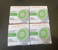 4 PK Clarisoinc Cleansing system Replacement ACNE Brush Heads Free Shipping