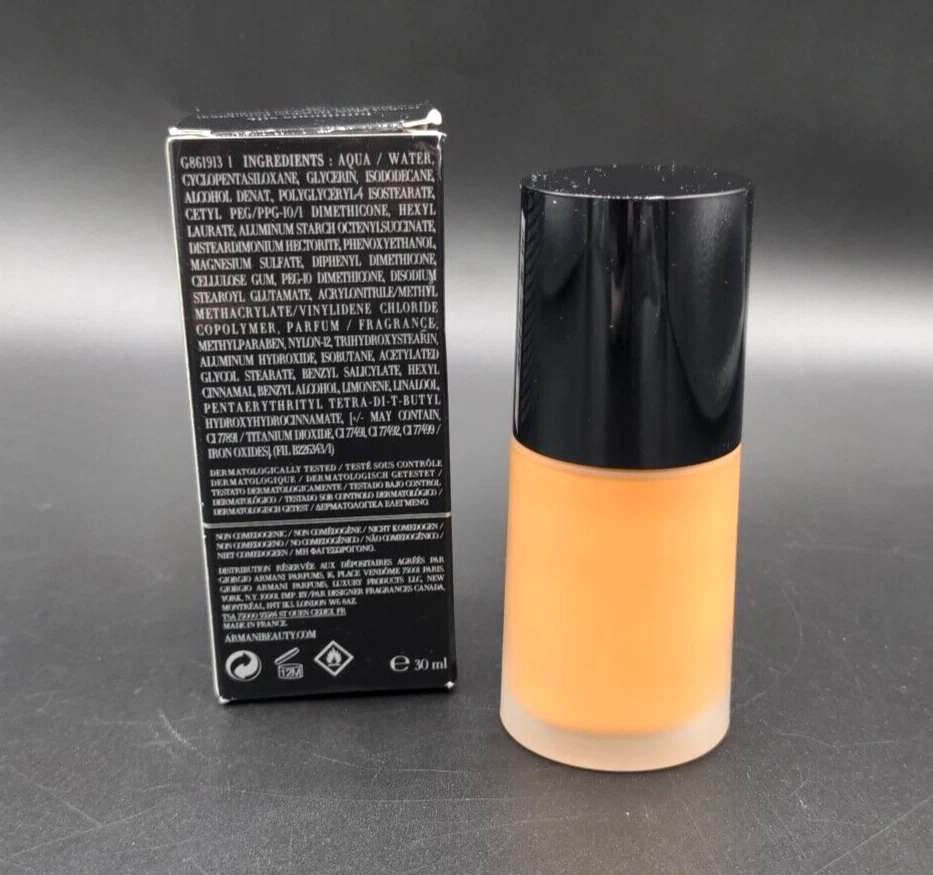 Giorgio Armani Foundation 8.5 Tan Warm Luminous Silk  Perfect Glow - 1 fl oz - Image 2 of 4