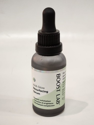 BRAND NEW: BOOST LAB AHA GLOW RESURFACING SERUM - 30ML - MADE IN NZ ...