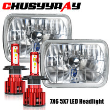 Bright Pair 7x6 5x7 Led Headlights Hilo Drl For Toyota Starlet 1.3l 1981-1984 Bright Pair 7x6 5x7 Led Headlights Hilo Drl For Toyota Starlet 1.3l 1981-1984