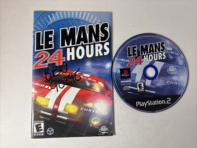 Le Mans 24 Hours (Sony PlayStation 2, 2001) PS2 DISC AND MANUAL ONLY
