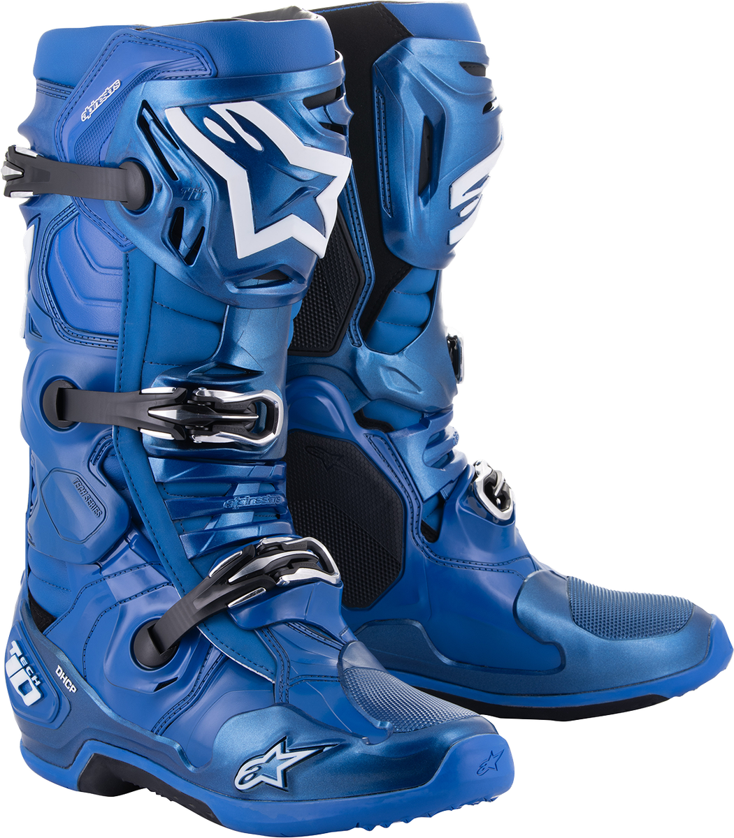 Alpinestars Tech 10 Boots 14 Blue | eBay