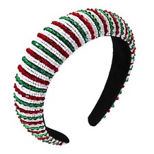 Hairband - Christmas Headband with Crystal Rhinestones for Women - Elegant Ve...