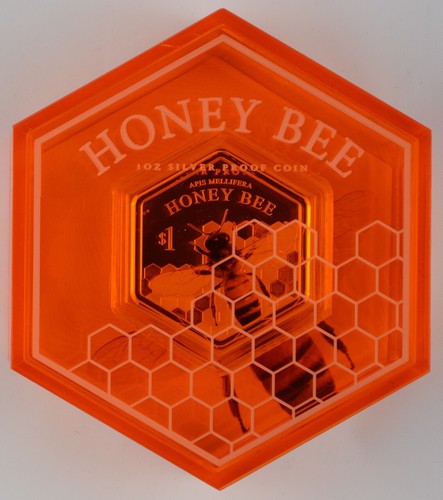 New Zealand - 2016 - Silver Dollar Proof Coin - Honey Bee - 第 2/5 張圖片