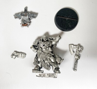 Warhammer 40k - Space Wolves Rune Priest - Space Marines - Metall  OOP 