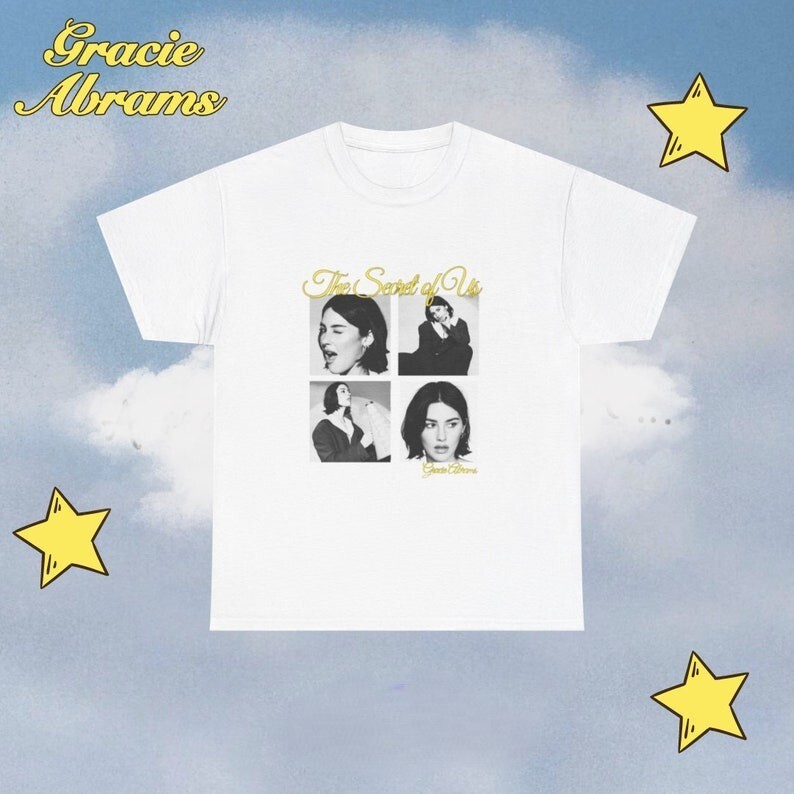 UNDERCOVER maglietta album gracie abrams il segreto di noi ispirato