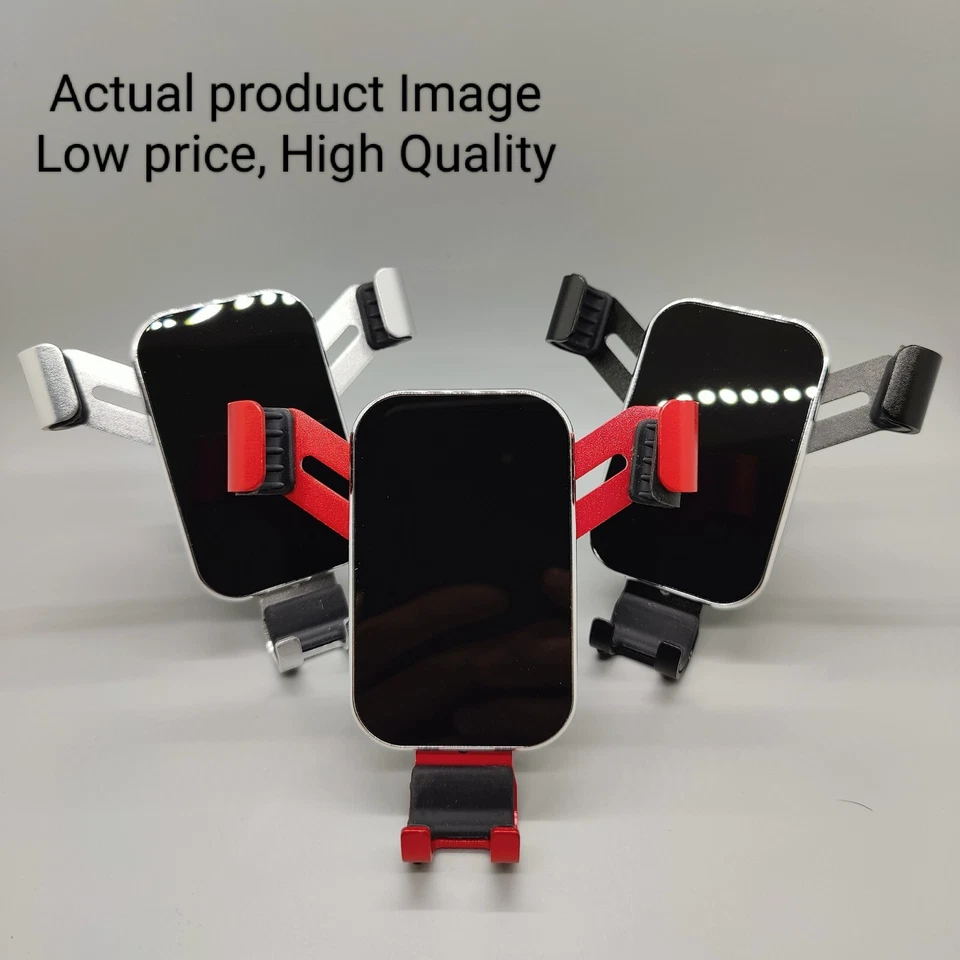 Gravity Car Phone Holder 360 Rotation Universal Car AirVent Mount GPS Holder - Image 2 of 4