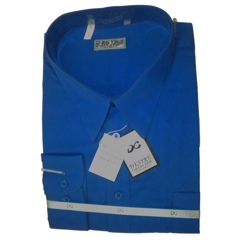 Men's Dress Shirt Classic Long Sleeve Regular Fit Front Pocket Dress Shirt - Picture 115 of 132