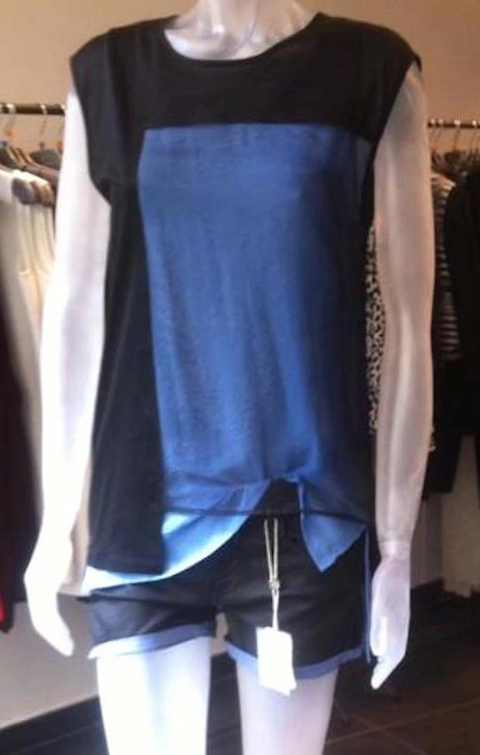 Short Taille Haute COP COPINE Modèle BREAK - Taille 36, Couleur Pêche - Été 2017 Neuf Avec étiquettes