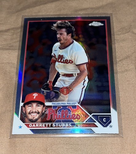 2023 Topps Chrome Update #USC59 Garrett Stubbs Refractor - Picture 3 of 3