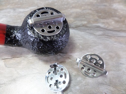 PFEIFENDECKEL mit Feder - 25 mm - NEU - 010377 - 第 1/1 張圖片